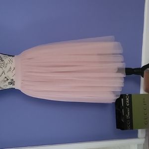 Pink tulle skirt